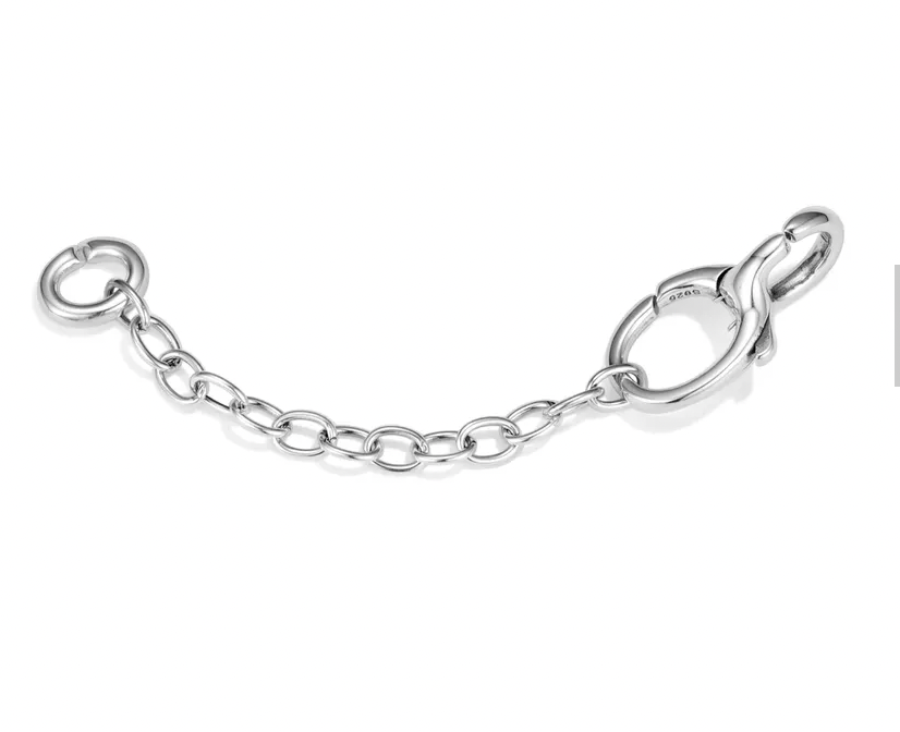 Chain for charms on link bracelets