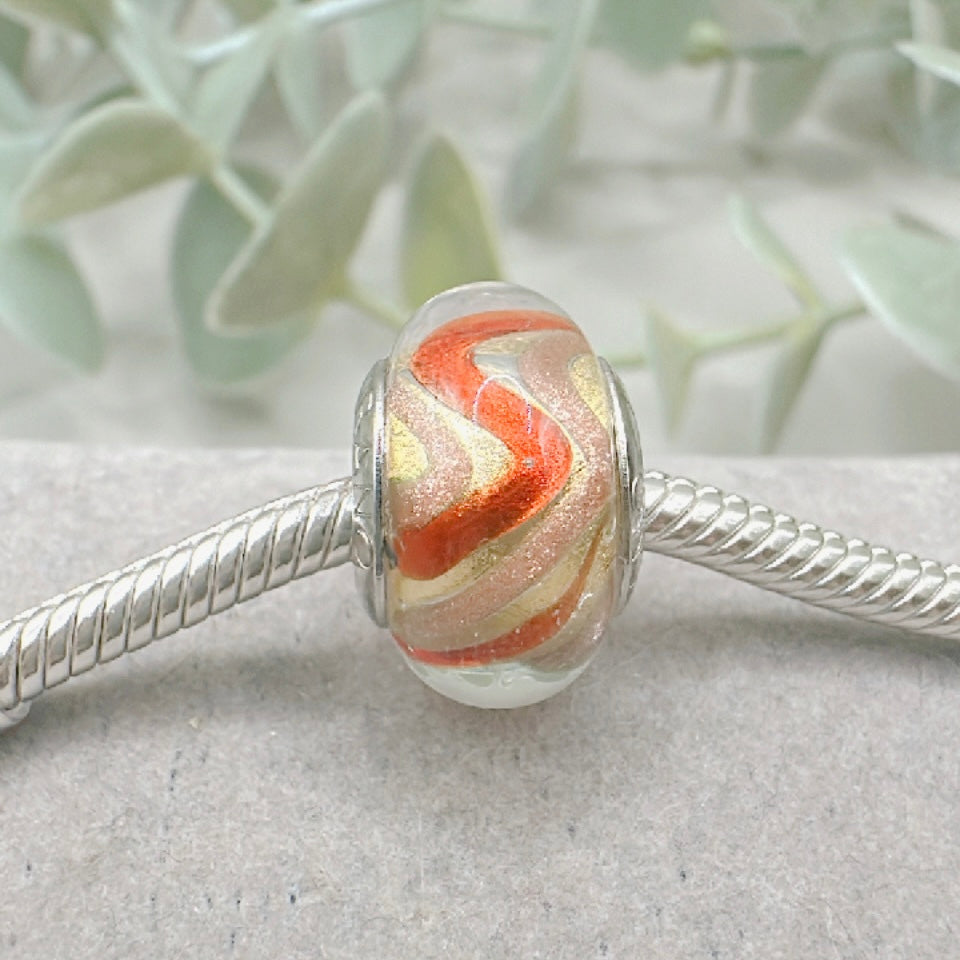 Par Muranos Orange Wave