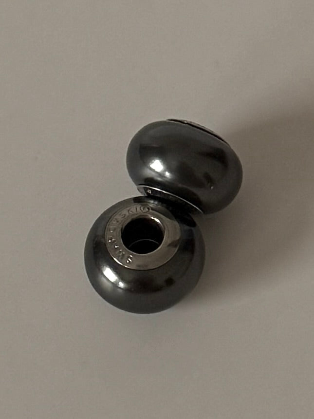 Par Swarovski Crystal Mystic Black Pearl