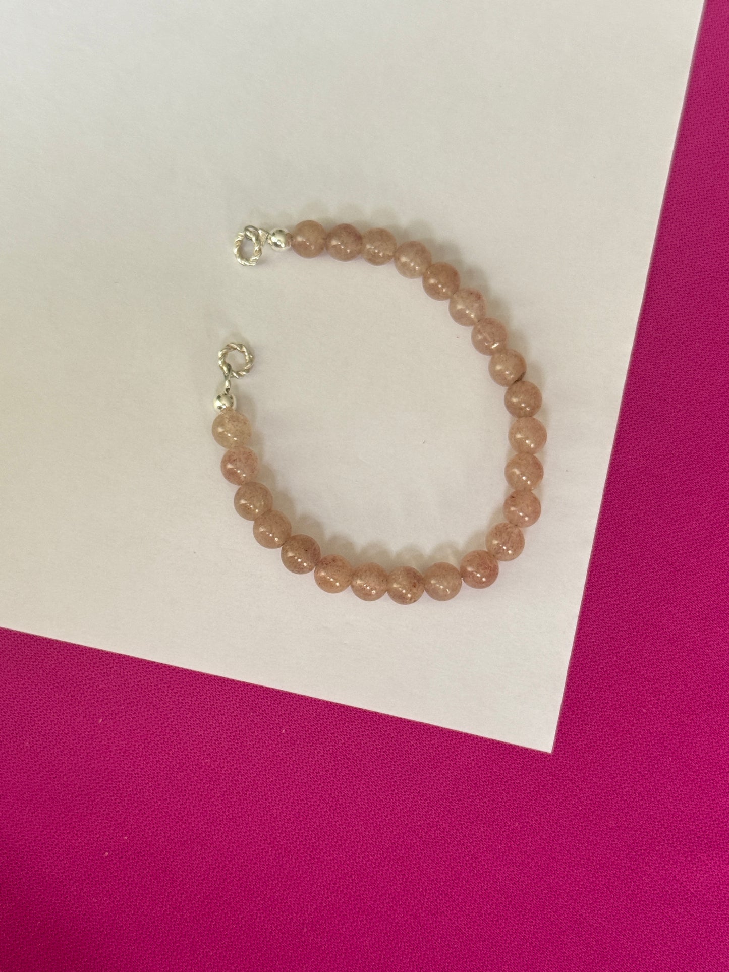 Brazalete Cuarzo Fresa "Amor Propio y Armonia"