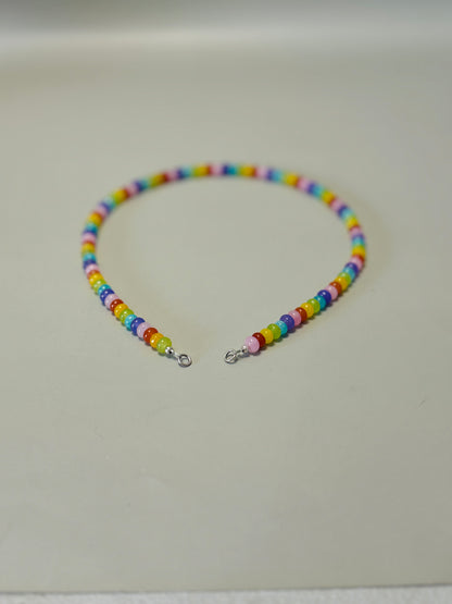 Collar Cuarzos Arcoíris 6mm