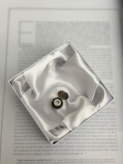 Par charms de Cristal Humo