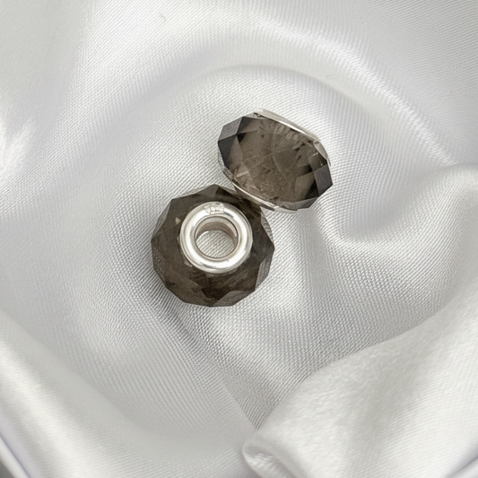 Par charms de Cristal Humo