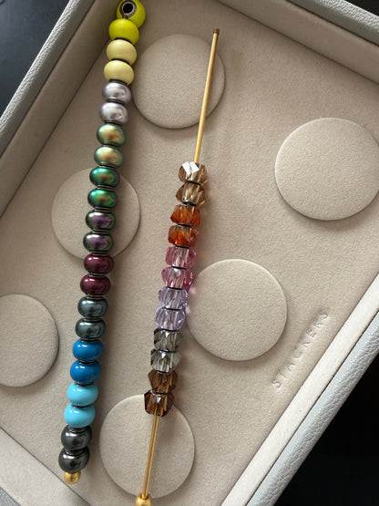 Par Swarovski Crystal Bordeaux Pearl