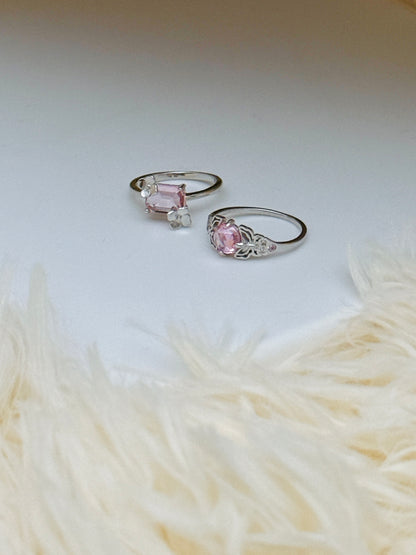 Butterfly and Zirconia Ring