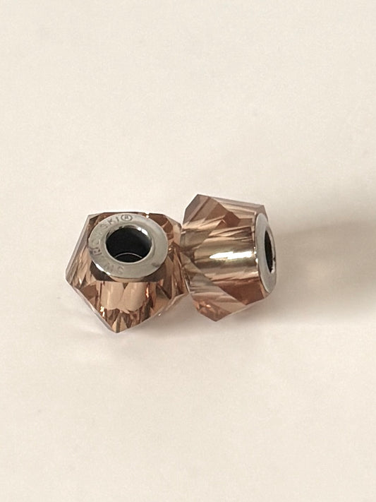 Par Swarovski Crystal Golden Shadow