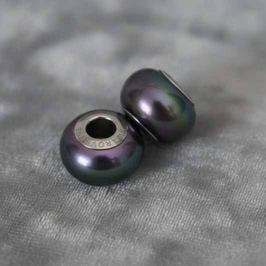 Par Swarovski Crystal Iridescent Purple Pearl