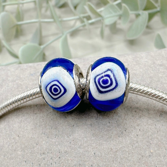 Pair of Muranos Blue Protective Eye