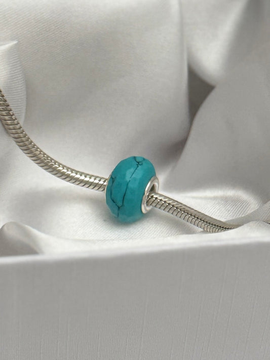 Cuenta Turquesa Facetada