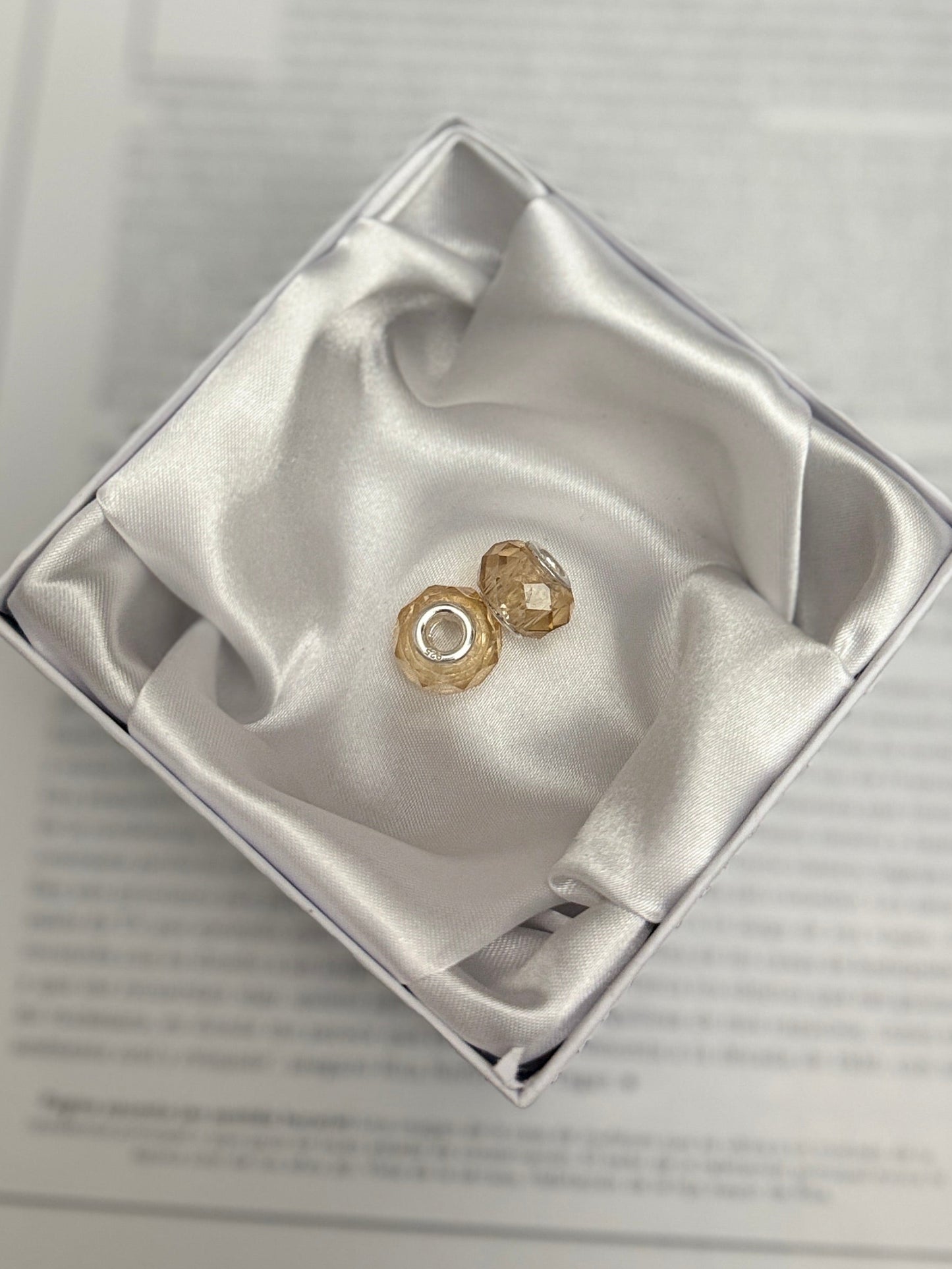 Par Charms Champagne tornasol