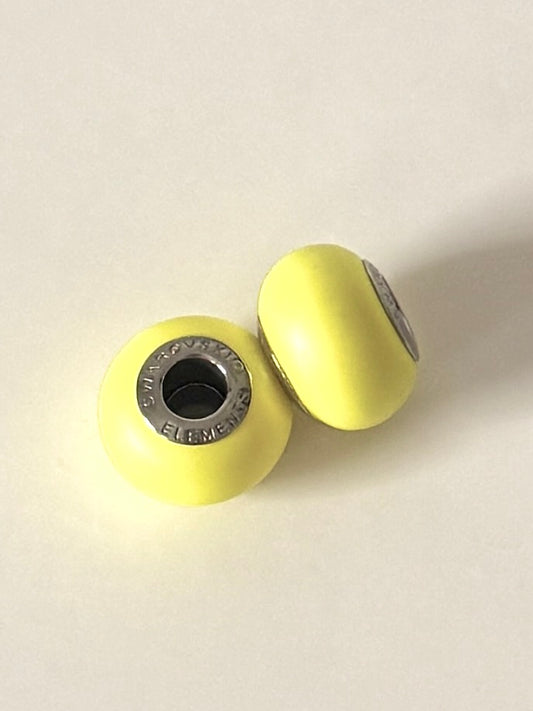 Par Swarovski Crystal Pastel Yellow Pearl