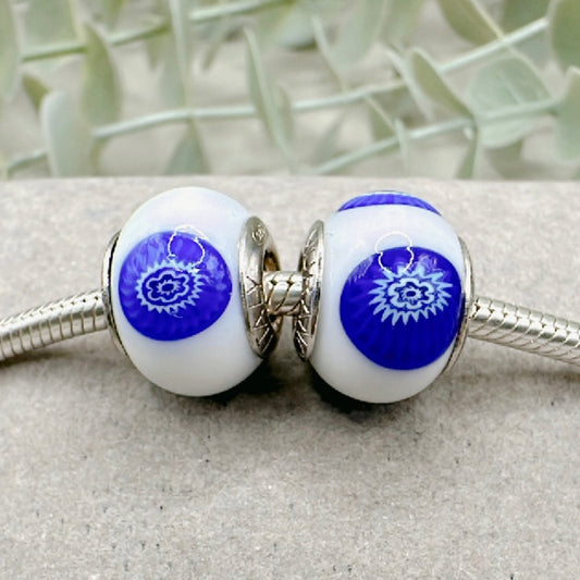 Pair of Muranos Protective Flower Eye