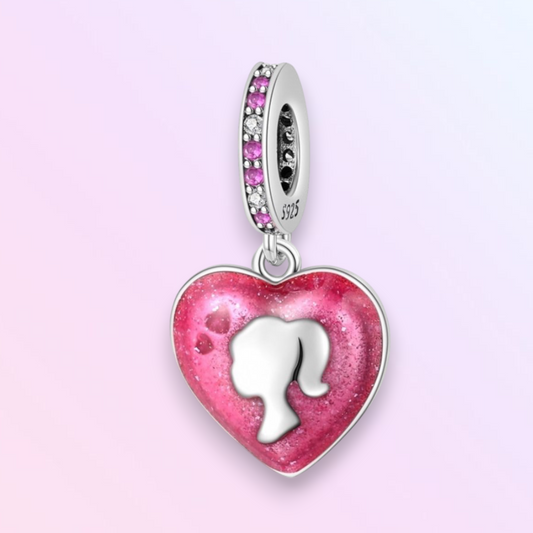 Barbie Heart Charm