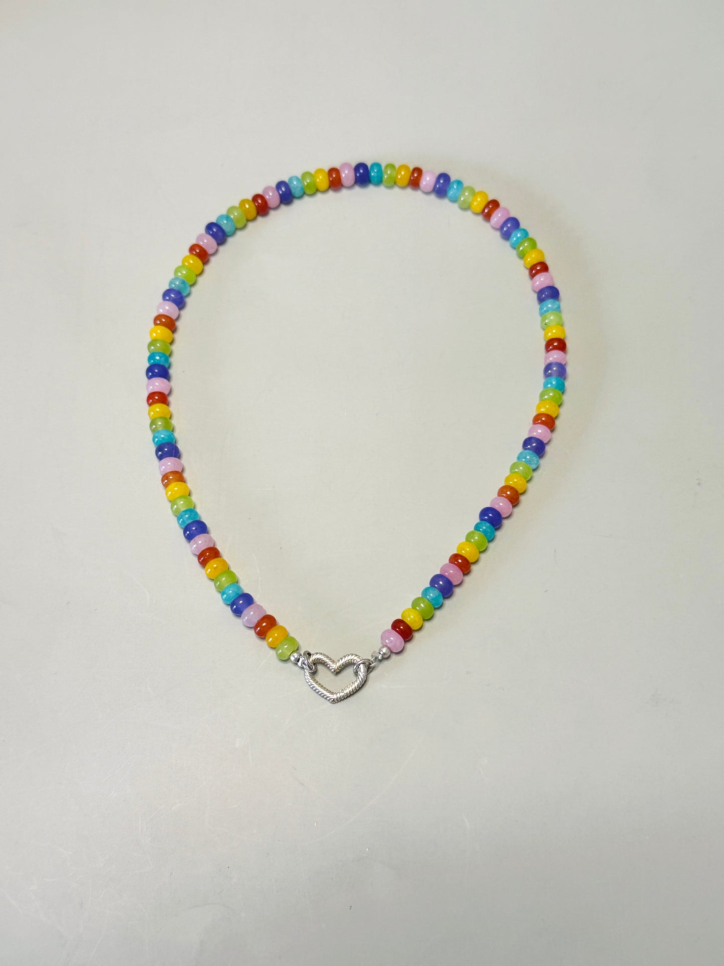Collar Cuarzos Arcoíris 6mm