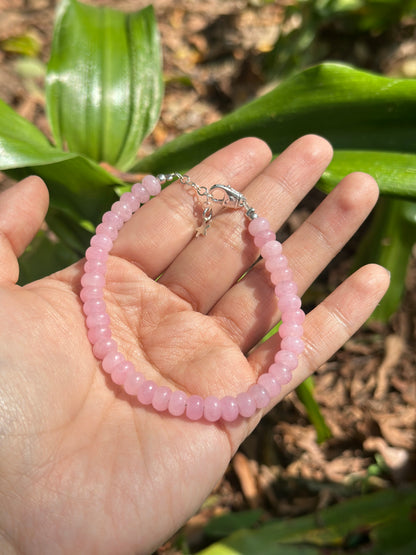 Brazalete Cuarzos Rosa