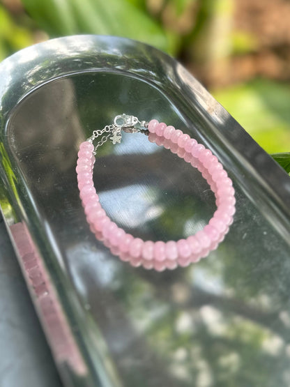 Brazalete Cuarzos Rosa