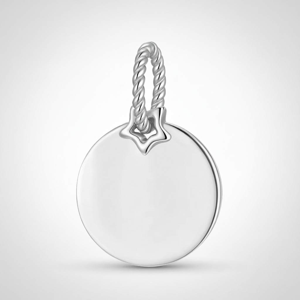 Charm Placa Circular +Personalización