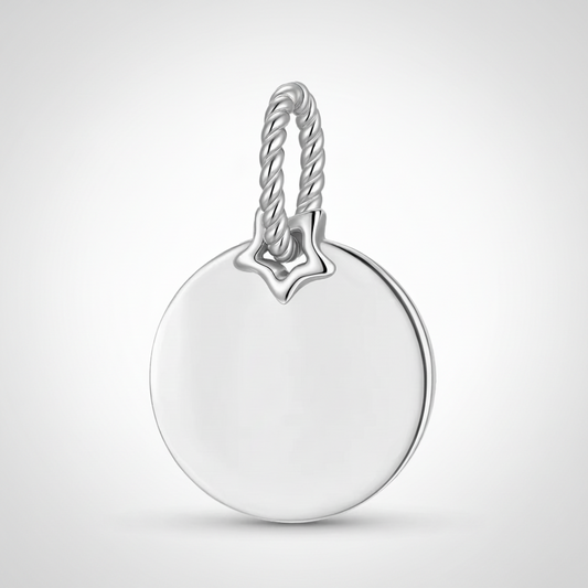 Charm Placa Circular +Personalización