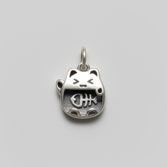 Charm Gato con huesito de Pez