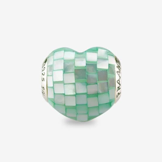 Emerald Beach Mother of Pearl Charm