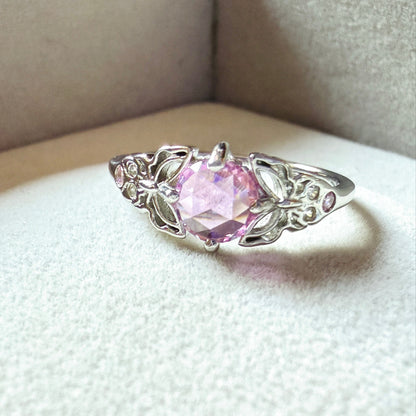 Butterfly and Zirconia Ring