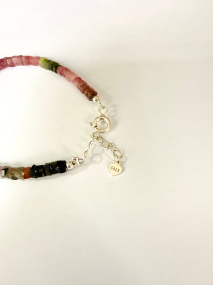 Brazalete Turmalina Sandía "Equilibrio"
