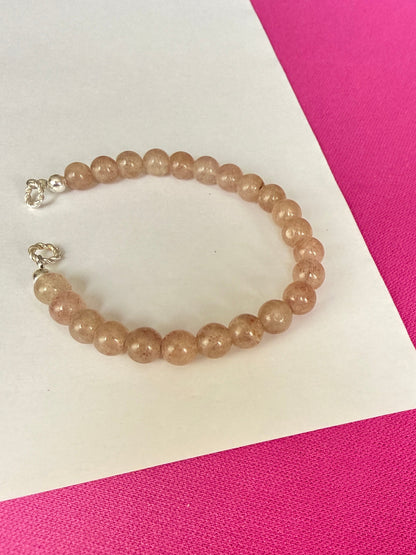 Brazalete Cuarzo Fresa "Amor Propio y Armonia"