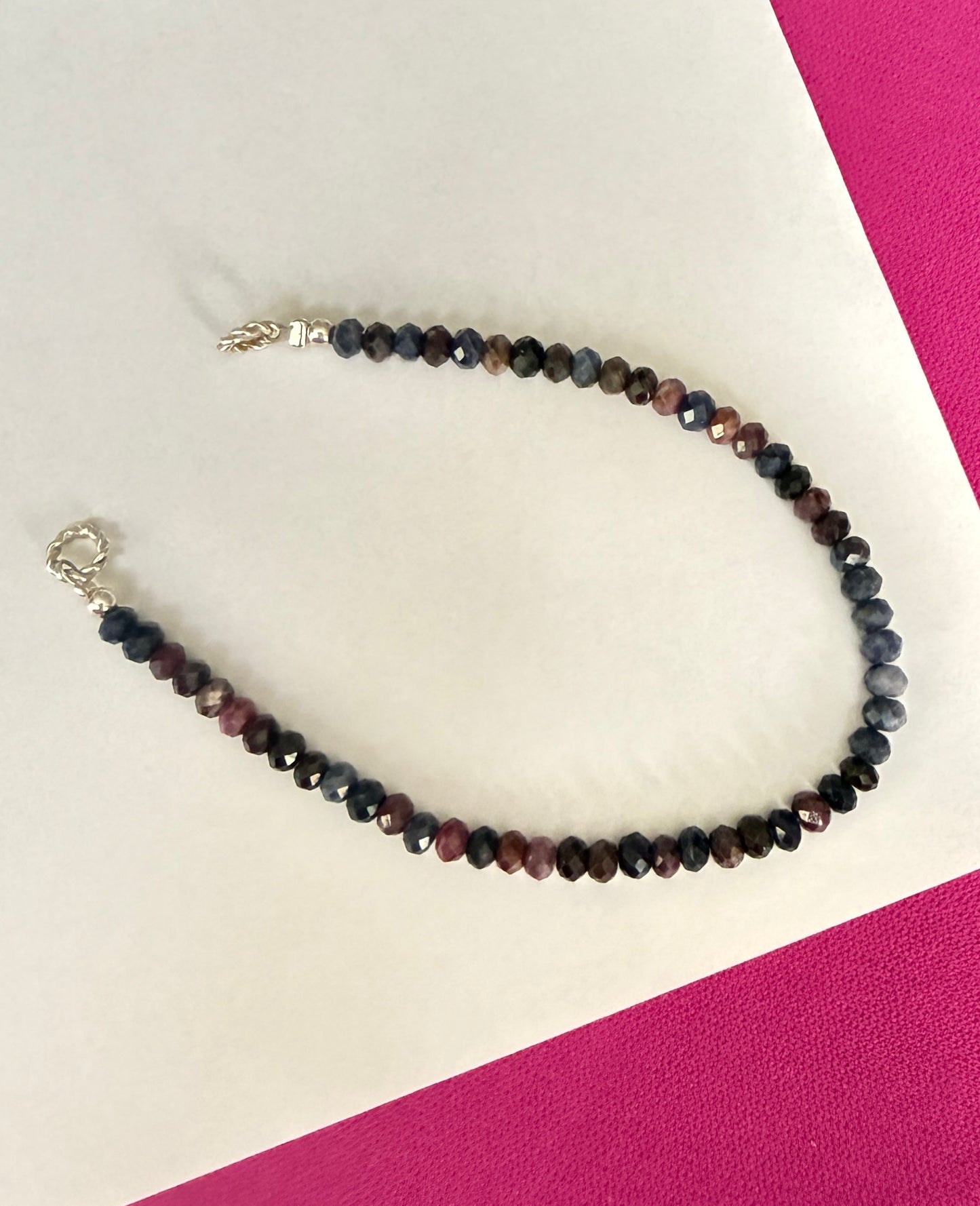 Brazalete Zafiro Multicolor "Sabiduría"
