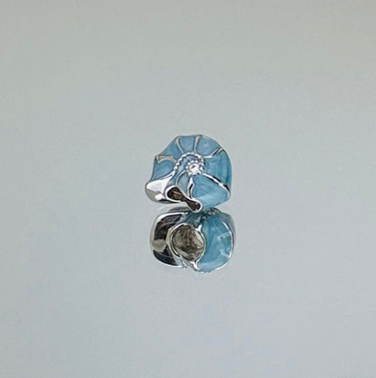 Charm Caracol Azul
