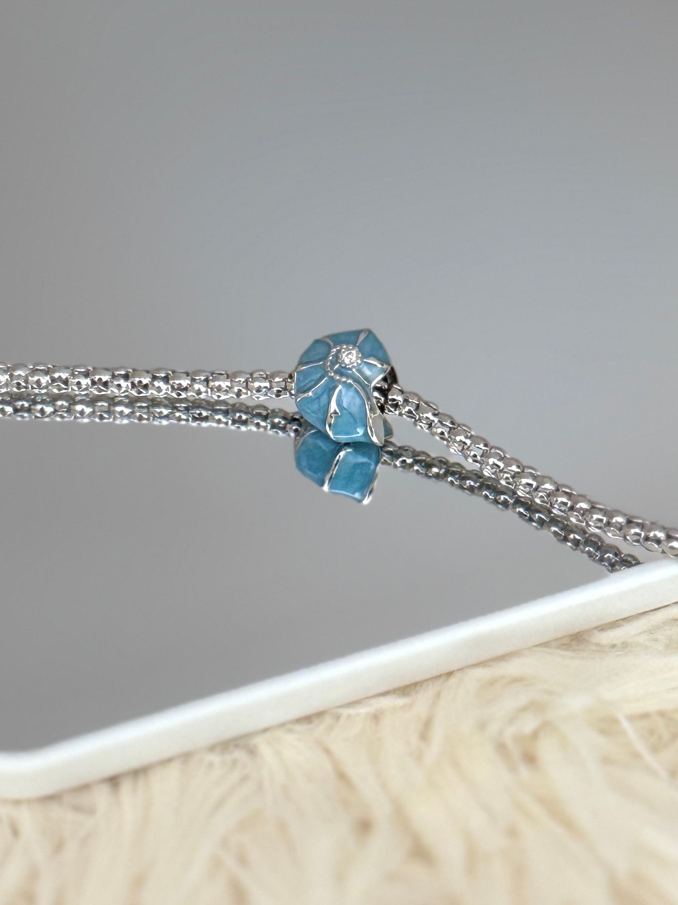 Charm Caracol Azul