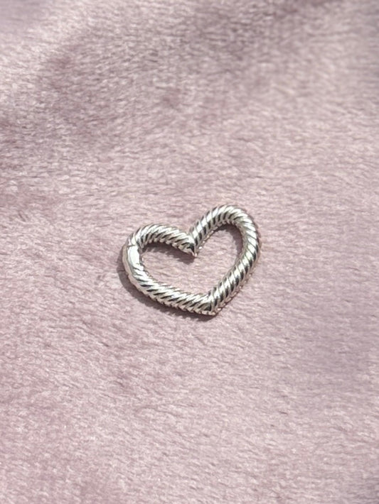 Conector Corazón Plata