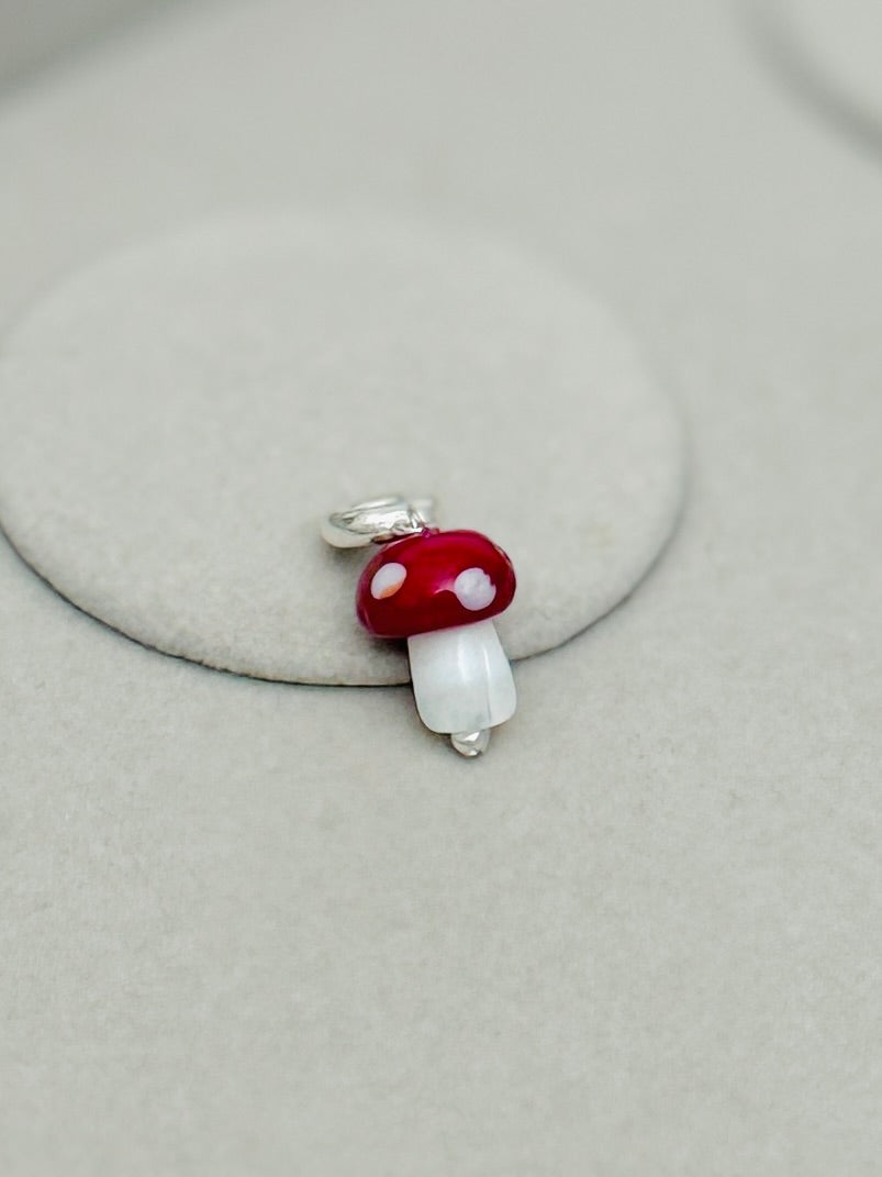 Crystal Mushroom Pendant