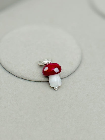 Crystal Mushroom Pendant