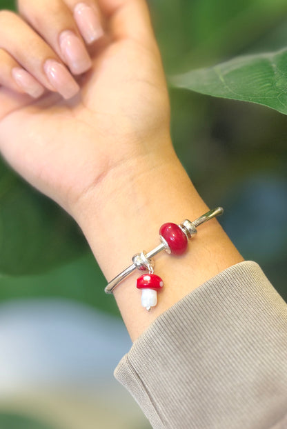 Crystal Mushroom Pendant