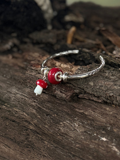 Crystal Mushroom Pendant