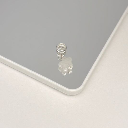 Charm Estrella Cuarzo Rosa