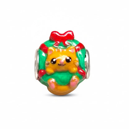 Charm Gato en Corona de Adviento