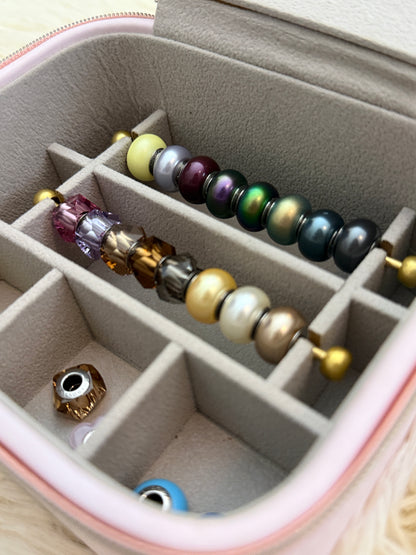 Par Swarovski Crystal Turquoise Pearl