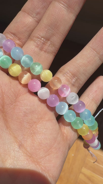 Brazalete Ojo de gato Arcoiris